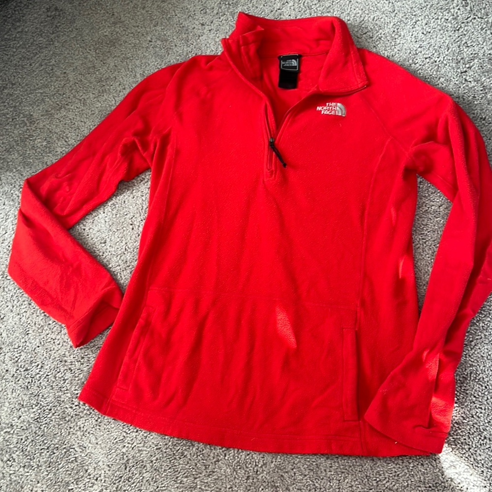 North face fleece pull over